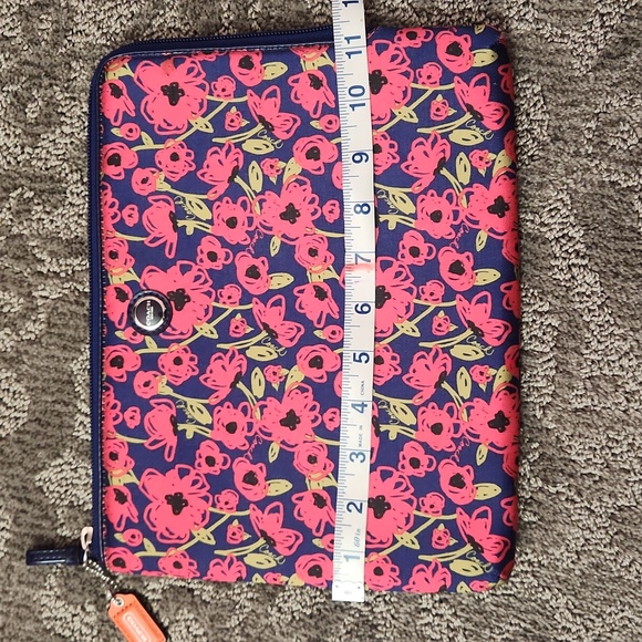 Coach Floral Poppy Tablet Sleeve - Picture 2 of 5